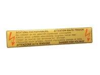 Sticker Danger High Voltage. Porsche 964 / 993 / 928 - 96470116300