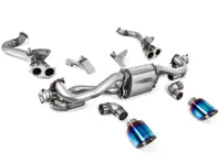 Milltek GPF Bypass Sports Exhaust With Burnt Titanium GT-115 Trims. Porsche 718 Cayman GT4 / Boxster GTS 4.0L - 982251053E, 982251053K, 982251053F, 982251053H, 982251053D, 982251053G, 982254351B, 982254351L, 982254351AA, 982254351P, 982254351R, 982254350B, 982254350L, 982254350AA, 982254350P, 982254350R - SSXPO165