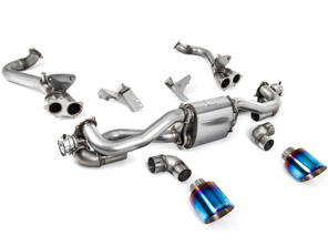 Milltek GPF Bypass Sports Exhaust With Burnt Titanium GT-115 Trims. Porsche 718 Cayman GT4 / Boxster GTS 4.0L - 982251053E, 982251053K, 982251053F, 982251053H, 982251053D, 982251053G, 982254351B, 982254351L, 982254351AA, 982254351P, 982254351R, 982254350B, 982254350L, 982254350AA, 982254350P, 982254350R - SSXPO165
