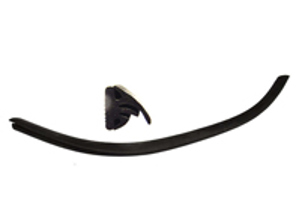 Rear 1/4 window upright seal. Porsche 356 B-T6 / 356 C - 64454320160