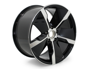 Rear 21-inch Exclusive Design Alloy Wheel, in Jet Black Metallic for Porsche Taycan - 9J1601025RC9X, 9J1601025ADC9X, 9J1601025, 9J1601025QC9X, 9J1601025ACC9X