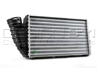 Radiator intercooler, Right. Porsche 997 Gen1 Turbo - 99711064000, 8ML376783561, 99711063900