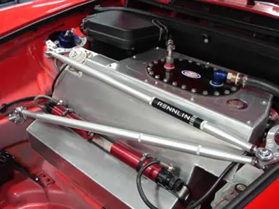 Camber Advantage Strut Brace - 3 point by Rennline. Porsche 964/993 - SB68.XX 6891, SB68XX68919395