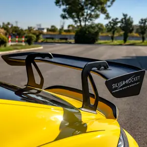 Rear spoiler / wing, dry carbon fibre. Porsche 718 Cayman GT4 RS - 9GT825871A, 9GT825871AA3G - SRRW01