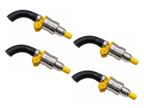 Fuel injector, SET OF 4. Porsche 914-4 1.7 1970-76 - 022906031A - PESV11-1