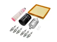 Engine Service Kit - Air/Fuel/Oil Filters, Spark Plugs & More - for Porsche 911 3.2L Carrera 1984-1989 - 93010776401, 93010776403, 92811025304, 92811025307, 93011039300, 99917015790, 90012311830, 91110095602, 00004400204