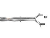 Exhaust Resonator Bypass X-Pipe. Porsche Panamera 970 TURBO - 97011191373, 97011191374, 97011191375, 97011191376, 97011191377, 97011191397, 97011191398, 97011191396 - FS.POR.970T.XP
