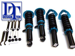 DesignTek Lowering Adjustable Coilover Suspension Kit. Porsche Boxster 986