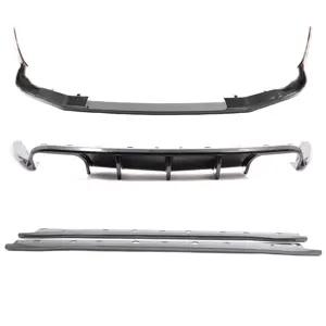 Aerokit carbon fibre for standard bumper by Rennline. Porsche 991.1