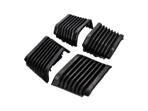 Bumper bellows, Front and Rear set. Porsche 911/930 1974-89 - 91179950563, 91179950564, 91179950513, 91179950514, 91179950565, 91179950566, 91179950515, 91179950516
