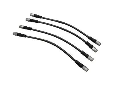 Brake hoses Braided stainless steel (Set of 4) Front & Rear Porsche Boxster 986 - 99635513901, 99635513900, 99635513903, 99635513904