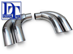 Exhaust Muffler Bypass Super Cup Pipes DesignTek. Porsche 997 - 3606009714