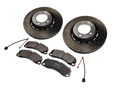 Front Brake Pad And Brake Disc Package. Porsche 992.2 Carrera 2 3.0ltr - 9P1615301J, 9P1615302J, 9P1615301, 9P1615302