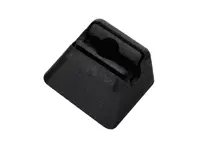 Sun visor support clip, Black, 18mm. Porsche 911 / 964 / 993 / 928 - 9117313310070B, 91173133100 - 911 731 331 00 L