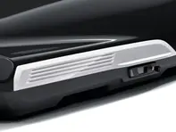 Replaceable side blades for Porsche Performance roof box, in Carrara White Metallic. Porsche 991 / 992 - 9Y0044871, 9Y0044870, 9Y0044871A, 9Y0044871B, 9Y0044871C