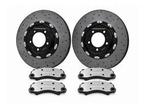 Front Carbon-Ceramic Brake Disc and Pad Package. Porsche 992.2 Carrera 2S / Carrera 2 GTS / Carrera 4 GTS 2024>>