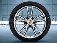 18' Carrera IV Alloy Wheels & Winter Tyres Original Porsche for 997.2 C2 / C2S - 99704460053, 99704460056, 99704460153, 99704460156