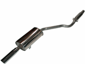 Exhaust muffler / silencer rear box. Porsche 924 2.0L 1976-88 - 92.403BS, 92403BS, 1620608306, 477253125K, 1620608306
