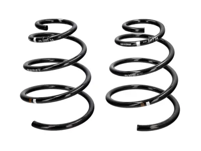 Front Coil Springs (Pair) - Brown/White Markings - For Porsche 996 Carrera 2 Coupe / Cabriolet / Targa 1998-2005 - 99634353101504, 99634353115504, 99634353102504, 99634353116504, 99634353107504