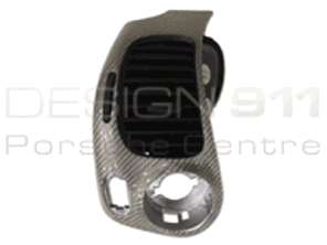 Silver Carbon Side Air Vent. Porsche Boxster 986 / 996