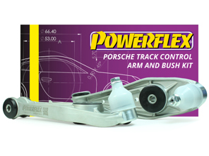 Track control arm and bush kit. Porsche 996 / 997 / Boxster / Cayman - PF57K-1001, PF57K-1001BLK, 98133105301, 99733104180, 99634105318