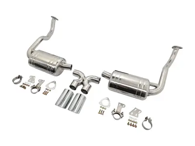 Exhaust Muffler / Silencer Sports DesignTek for Porsche Boxster 987 / Cayman - 98711311200, 987113112AX, 98711311204, 98711311205, 98711311801, 987113118AX, 98711311802, 98711311400, 987113114AX, 98711311402, 98711311403, 98711351200, 987113512AX, 98711351201, 98711351202, 98711351260, 987113512CX, 98711311100, 98711311104, 98711311105, 987113111AX, 98711311701, 98711311702, 987113117AX, 98711311300, 98711311302, 98711311303, 987113113AX, 98711351100, 98711351101, 987113511AX, 98711351102, 98711351160, 987113511CX