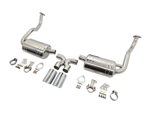 Exhaust Muffler / Silencer Sports DesignTek for Porsche Boxster 987 / Cayman - 98711311200, 987113112AX, 98711311204, 98711311205, 98711311801, 987113118AX, 98711311802, 98711311400, 987113114AX, 98711311402, 98711311403, 98711351200, 987113512AX, 98711351201, 98711351202, 98711351260, 987113512CX, 98711311100, 98711311104, 98711311105, 987113111AX, 98711311701, 98711311702, 987113117AX, 98711311300, 98711311302, 98711311303, 987113113AX, 98711351100, 98711351101, 987113511AX, 98711351102, 98711351160, 987113511CX