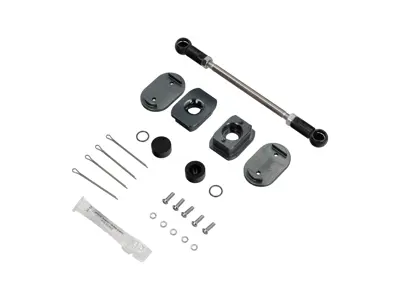 Solid gearshift cable end set. Porsche 987.1 Boxster S / Cayman S / 987.2 Boxster / 987.2 Cayman - 98742404200, 98742404201, 99642414501, 99642414700, 98742404211, 98742404212 - FF.SCE.987-6spd
