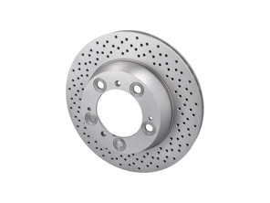 Brake disc rotor, Rear. Porsche 986 Boxster S (OE Part No 98635240301) - 98635240301, 92176705, 98735240300, 98735240301