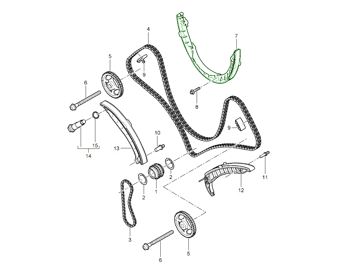 Buy Porsche Macan (95B) MK1 (20142018) Macan S Diesel 3.0L V6 258Bhp Chains & Tensioners