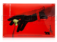 Enamel Plate Porsche Classic 'kraftvolle Eleganz' - PCG00099918