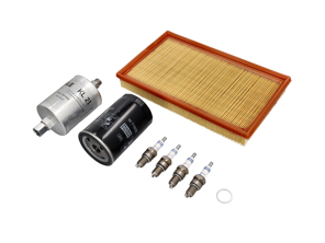 Service maintenance kit for Porsche 944 2.5L / Porsche 924S  Oil, Air Filters,  Spark plugs, + More - 93010093000, 94410720103, 99917015690, 90012311830, 94410720110, 94411018602, 92811025307, 00004400204