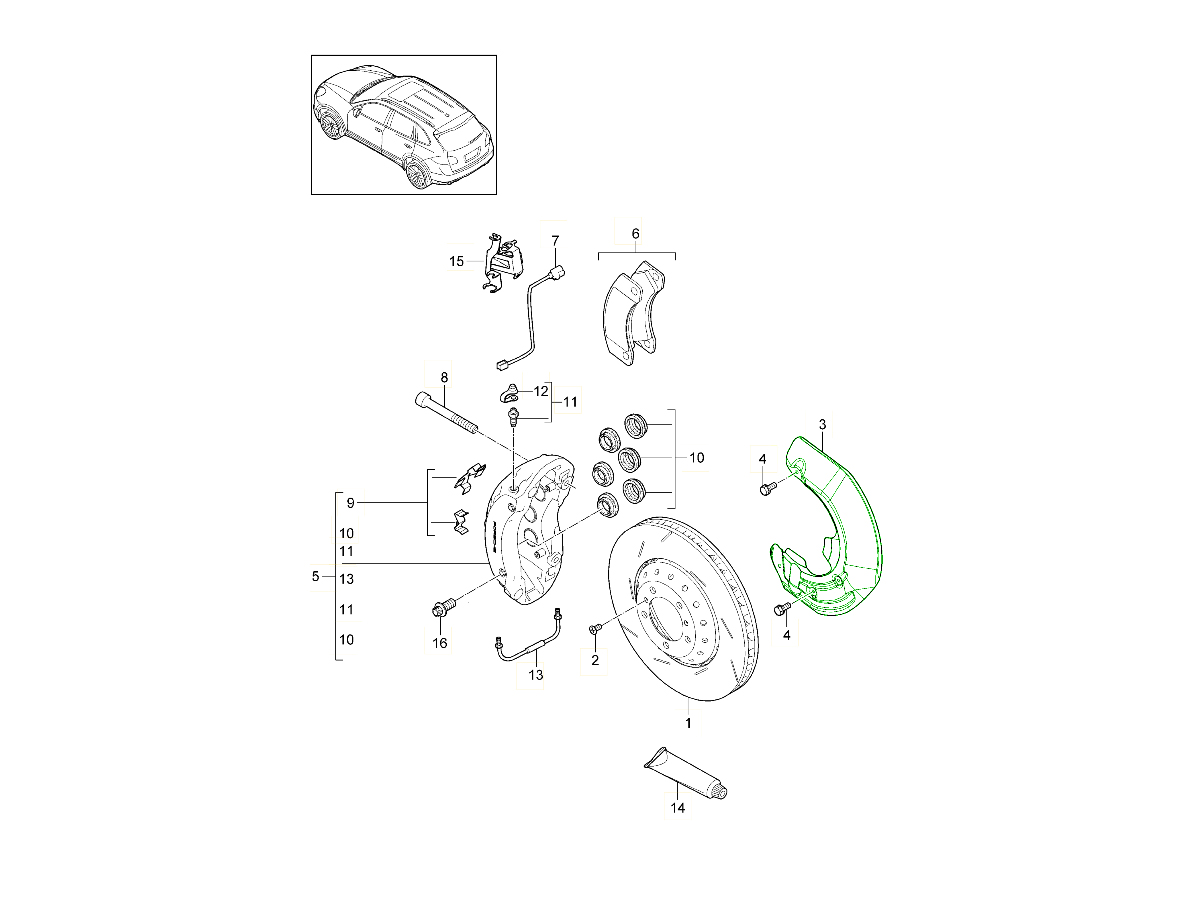 Buy Porsche Cayenne 92A (958) 20102017 Cayenne V6 3.6L Petrol 300Hp