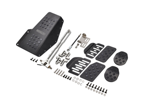 DAMAGED Rennline REV2 4 Piece Pedal Set Rubber Grip. Porsche 911 / 912 / 930 (Targa / Cabrio) / 964 / 993 Manual - A12.2.P6053, A122P6053