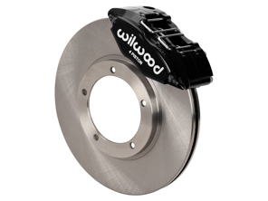 Front brake Powerlite caliper and rotor kit with vented plain discs. Porsche 911 1969-73 Wilwood - 477405083D, 477405083A, 91135104120, 90135104116, 91135190700, 91135190800, 90135197510, 90135197610, 91135193500, 91135193600 - 140-16946, 140-16946-R, 140-16946-Y