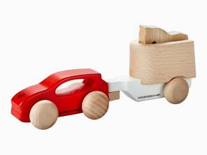 Wooden Toy Car - Cayenne With Horse Trailer - WAP0407000PHZA, WAP0406240SHAT, WAP0406230SHAS, WAP0406220RHZA, WAP0406200PTHA, WAP0406100PTHA, WAP0400150NLRT, WAP0400100NRTR, WAP0400020L0EF