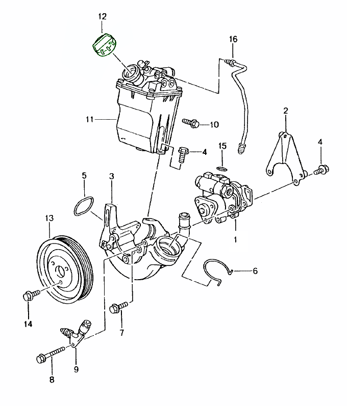 Buy Porsche 996 (911) (19972005) 996 GT2 200105 Power Steering Pumps