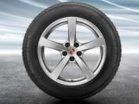 18' Macan Alloy Wheels & Winter Tyres Original Porsche - 95B044630A, 95B044640A