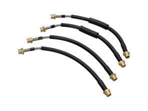 Steel-sheathed brake line set. Porsche 911 (991) GT3 / GT3 RS / 981 GT4 - 99135513701, 9A761177500, 9Y0611775 - MT000234A