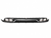 Akrapovic Rear Carbon fiber diffuser - Matte for Porsche 991.2 Turbo / Turbo S 2017-19 - 99150581103OK1, 99150581103, 99150597501, 99150597501G2X, 99150599400, 99150599400A3G - DI-PO/CA/4/M