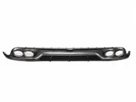 Akrapovic Rear Carbon fiber diffuser - Matte for Porsche 991.2 Turbo / Turbo S 2017-19 - 99150581103OK1, 99150581103, 99150597501, 99150597501G2X, 99150599400, 99150599400A3G - DI-PO/CA/4/M
