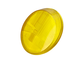 Headlamp yellow glass H4. Porsche 911 / 964 RHD - 91163192703, 1 305 614 006