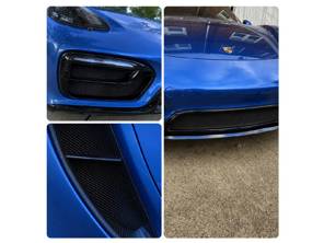 Radiator & Side Vent Grille Set. Porsche 981 Boxster GTS / 981 Cayman GTS - 981GTSplusSideIntake