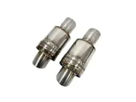 Trackday silenced exhaust tailpipe set. Porsche 718 GT4 / Spyder / GTS 4.0ltr - 9M982251188C