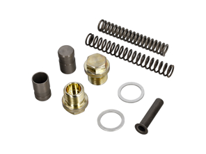 Oil pressure relief valve kit. Porsche 911 / 964 / 993 - 93010753301, 99906402601, 90012310630, 93010753101, 90110753101, 91110751200, 99906402602, 90012307130, 90110753100
