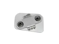 Door striker mounting plate. Porsche 911 - 91150204109, 91150204209, 91150204100, 91150204102, 91150204104, 91150204201, 91150204202, 91150204203, 91150204204 - PP210DL, P210DL, PP210DR, P210DR