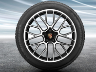 20' Macan RS Spyder Alloy Wheels & Winter Tyres Original Porsche - 95B044631H, 95B044641H