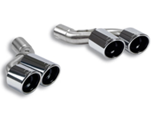 Exhaust Muffler Connecting Pipe Kit with End Pipes. Porsche 997 C2S / C4S 2009>> Supersprint - 245646, 245626