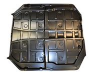 Floor pan panel complete, Left & right Side. Porsche 911 08/1967-07/1989 - 1683100900, 90150105131, 91150105121, 91150105116, 91150105112, 91150105100, 91150105110, 5910710 - DAN50193500
