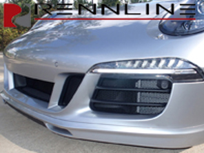 Rennline Front Bumper Wire Mesh Grill Kit Black. Porsche 991.1 2012-16 - E100011112, E100012112, E100014112, E157.152, EE157152